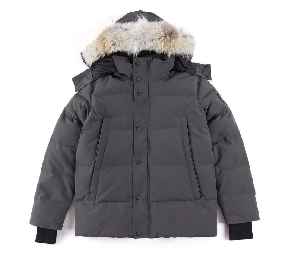 CG Wyndham Parka Grey(Black Badge)