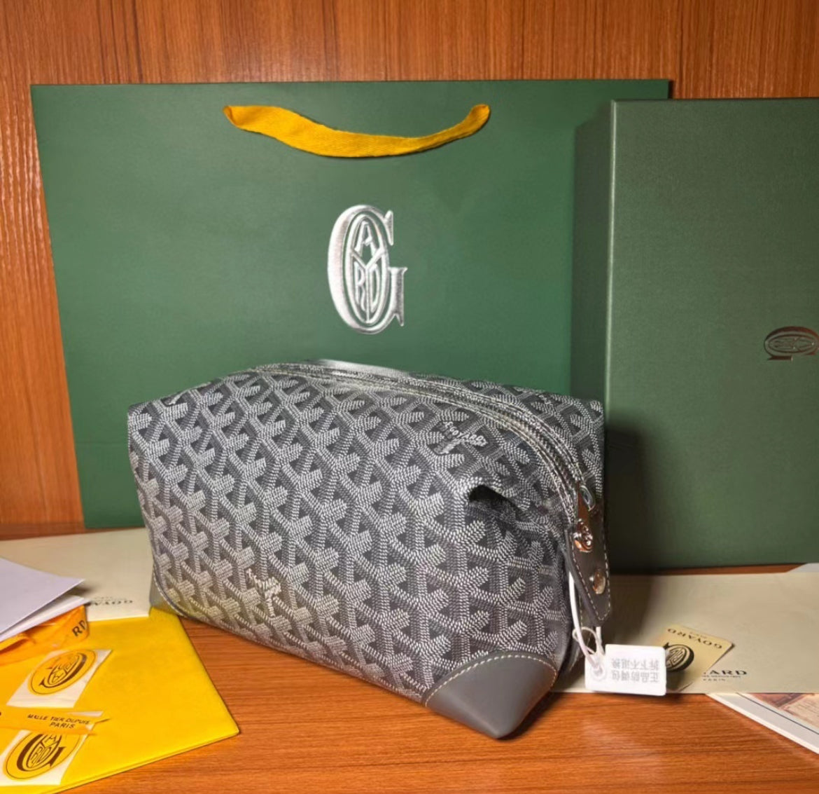 Boeing Cloth Handbag Grey