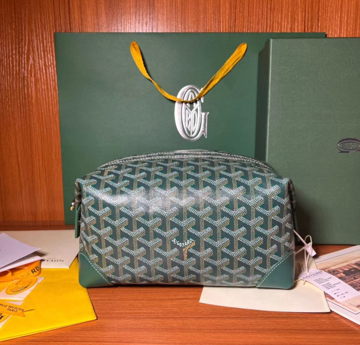 Boeing Cloth Handbag Green